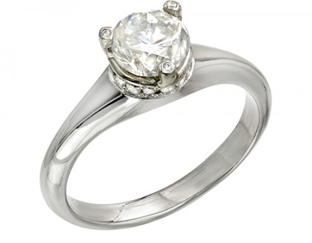 Brilliant Cut Diamond Engagement Ring